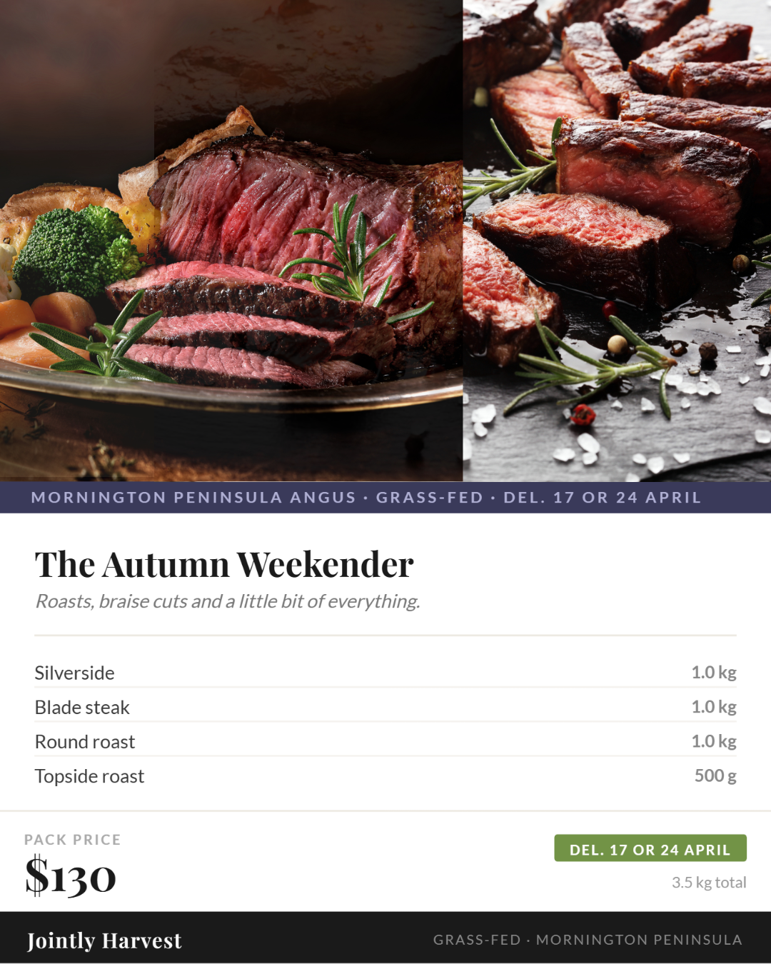 Beef - The Autumn Weekender - SOLD OUT