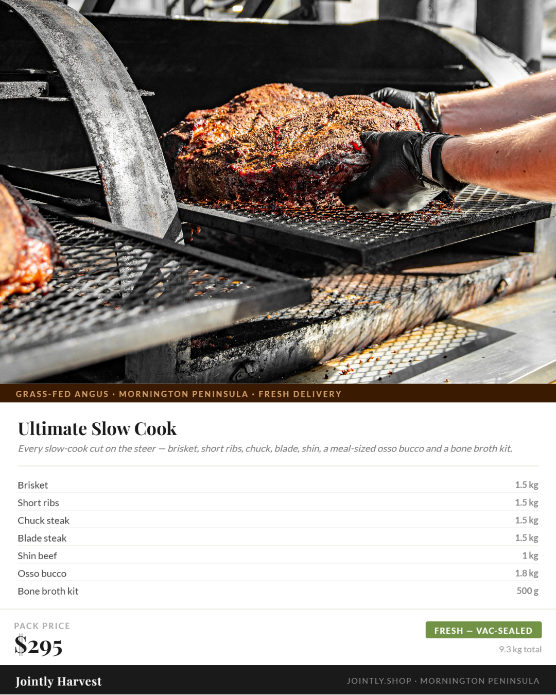 Beef - The Ultimate Slow Cook - PRE ORDER FOR JULY DEL.