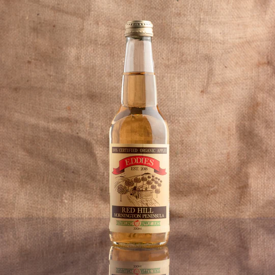 Eddies Sparkling Organic Apple Juice 330ml -6 Pack