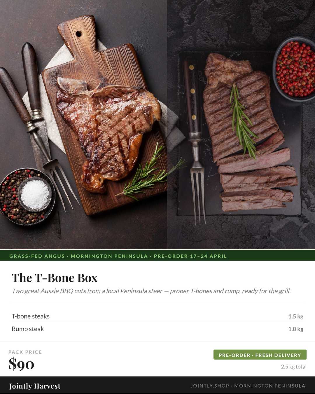 Beef - The T-Bone Box - Est. 1st May del.
