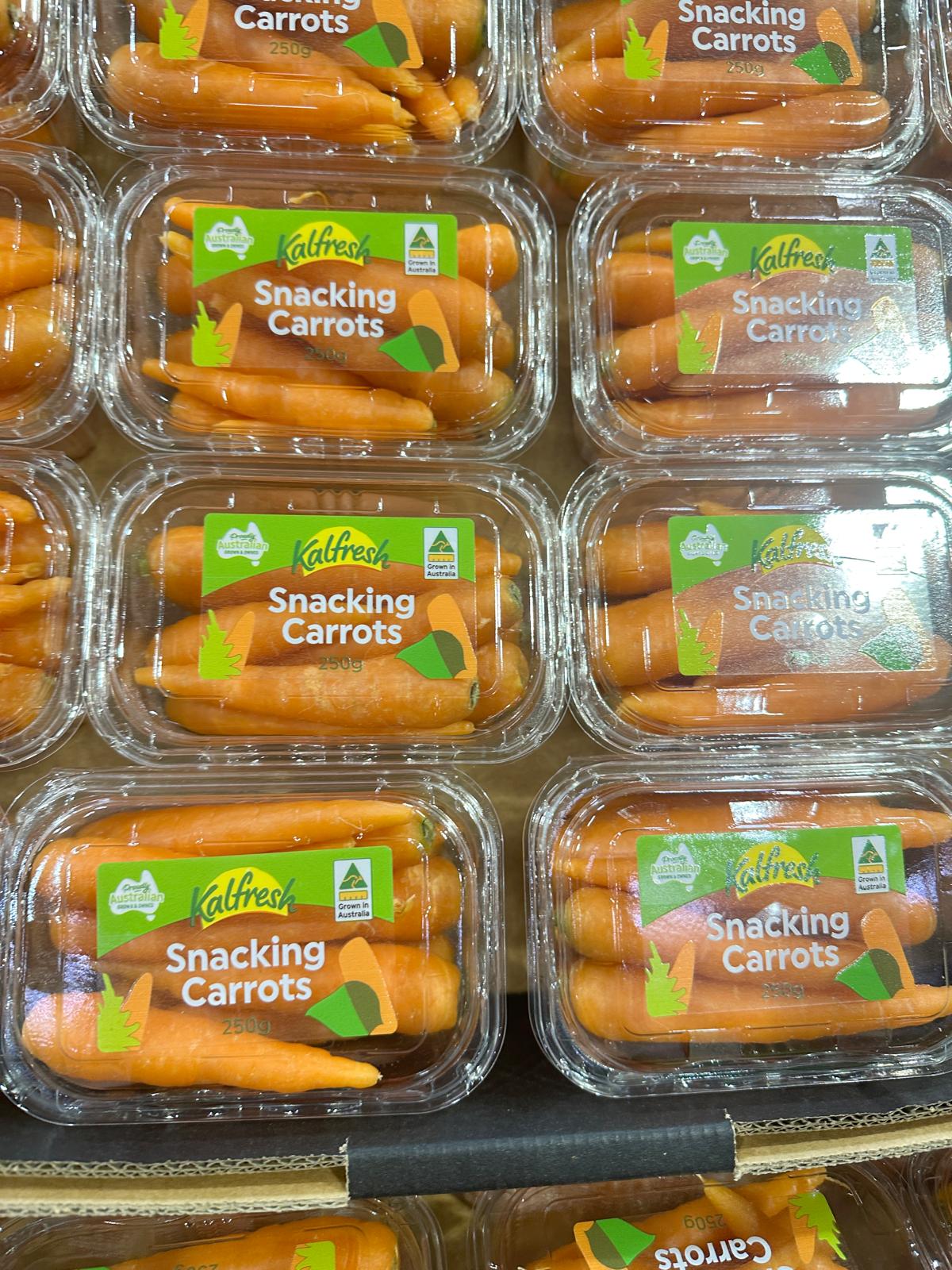 Carrots - Snacking - 250g Punnet