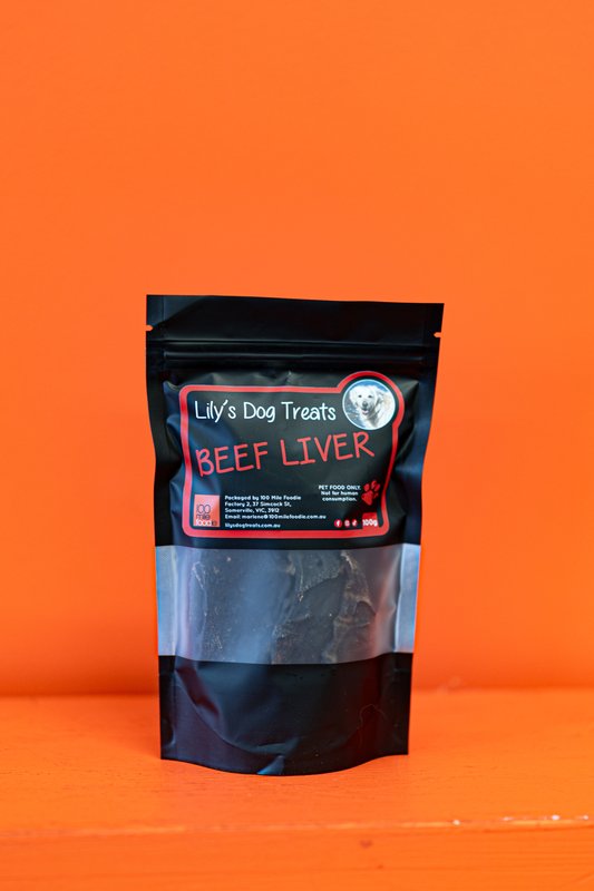 Lily's Dog Treats - Dried Beef Liver (box)