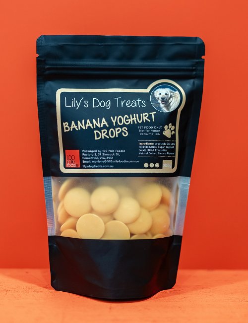 Lily's Dog Treats - Banana Yoghurt Drops