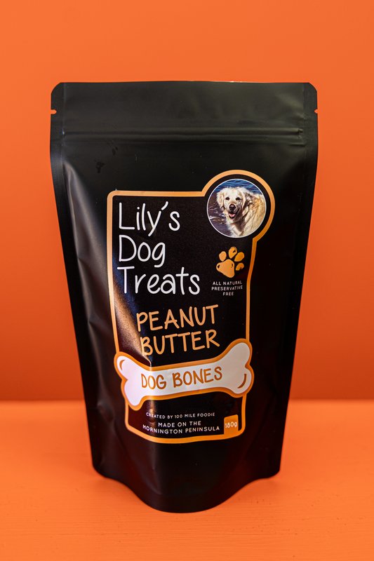 Lily's Dog Treats - Peanut Butter Bones (bag)
