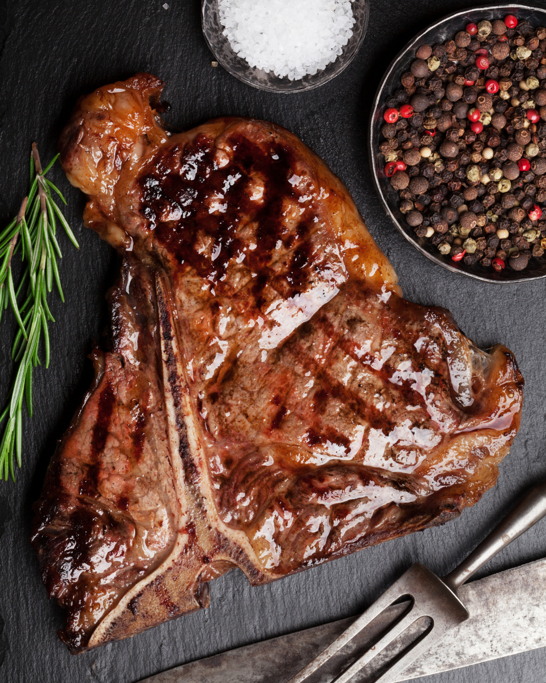 T-bone steak - 2-pack ~1KG - Grass fed/finished