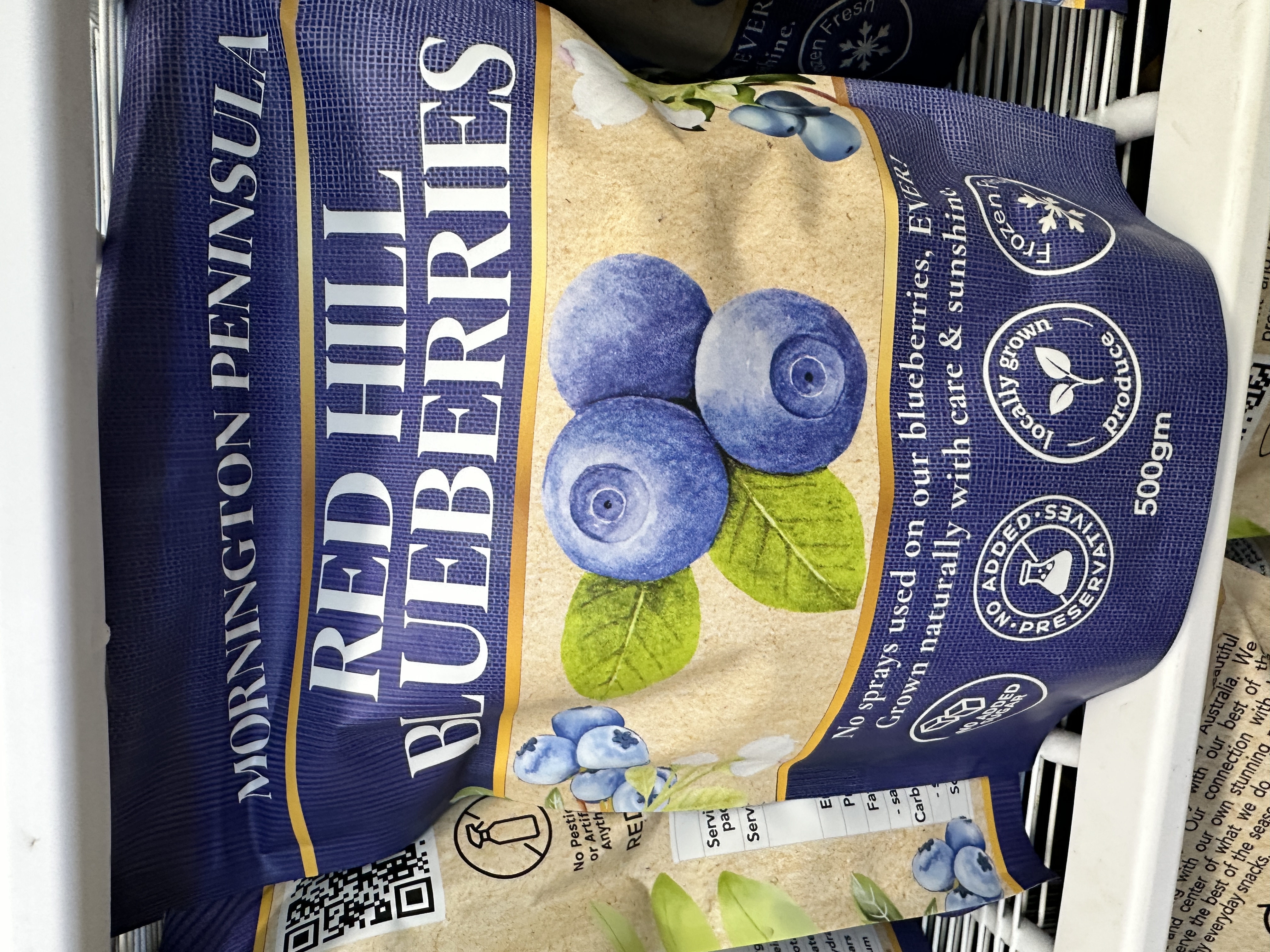 Blueberries - Fozen - 500g - Red Hill Blueberries - Fozen - 500g - Red Hill